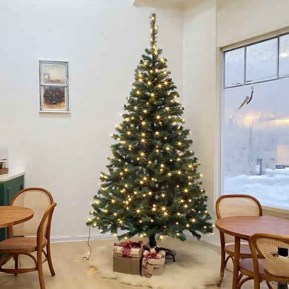 180cm 감성 루미나 전구 트리 세트(300구 웜색) (0406 이-23 트리) (40410 진60923)