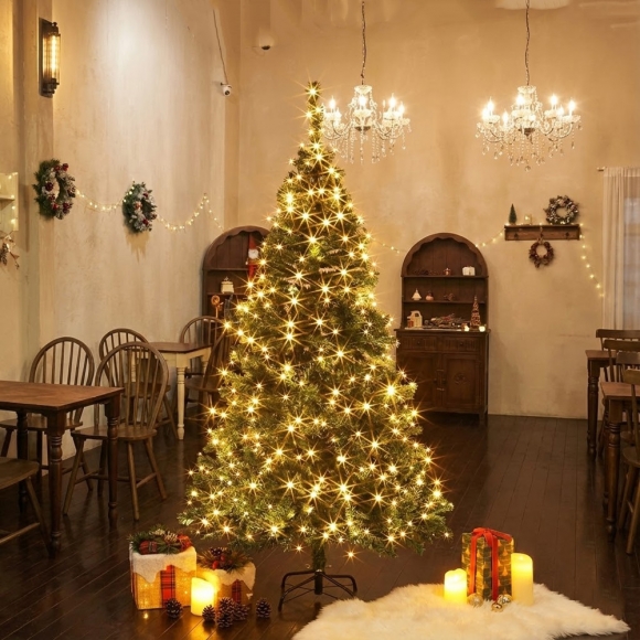 180cm 감성 루미나 전구 트리 세트(300구 웜색) (0406 이-23 트리) (40410 진60923)