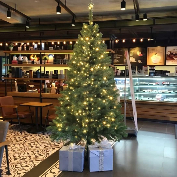 180cm 감성 루미나 전구 트리 세트(300구 웜색) (0406 이-23 트리) (40410 진60923)