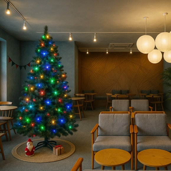 180cm 감성 루미나 전구 트리 세트(100구 컬러) 23(0406) A전구