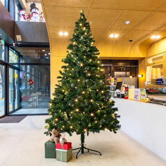 210cm 감성 루미나 전구 트리 세트(100구 웜색) 06(0407) C전구