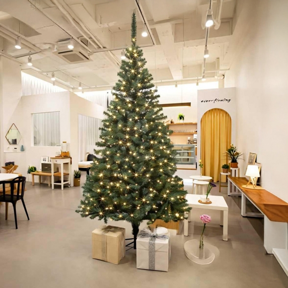 210cm 감성 루미나 전구 트리 세트(300구 웜색) (0407 이-06 트리) (40410 진60923)