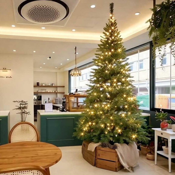 210cm 감성 루미나 전구 트리 세트(300구 웜색) (0407 이-06 트리) (40410 진60923)