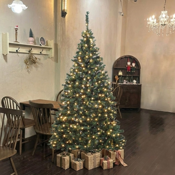 210cm 감성 루미나 전구 트리 세트(300구 웜색) (0407 이-06 트리) (40410 진60923)