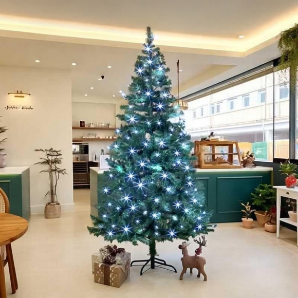 210cm 감성 루미나 전구 트리 세트(100구 백색) 06(0407) B전구