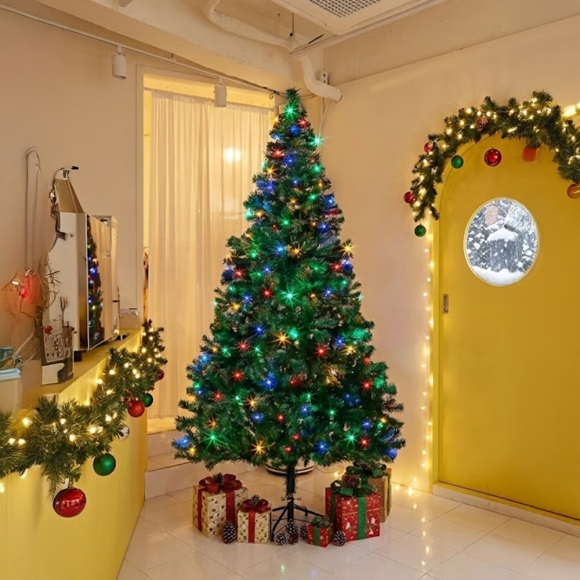 210cm 감성 루미나 전구 트리 세트(100구 컬러) 06(0407) A전구