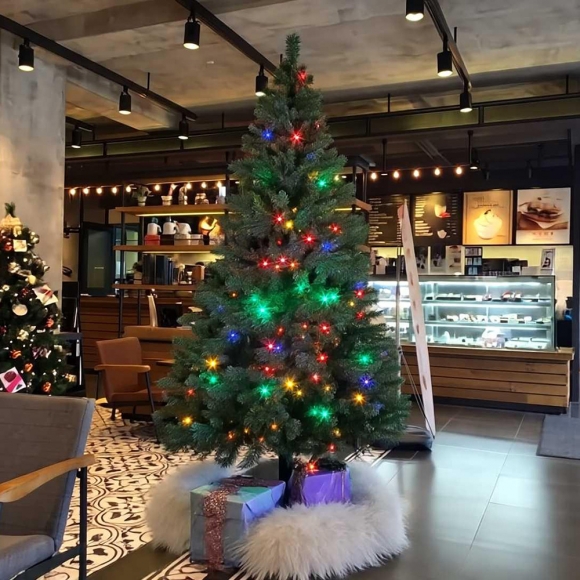 210cm 감성 루미나 전구 트리 세트(100구 컬러) 06(0407) A전구