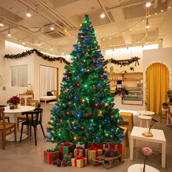 210cm 감성 루미나 전구 트리 세트(100구 컬러) 06(0407) A전구