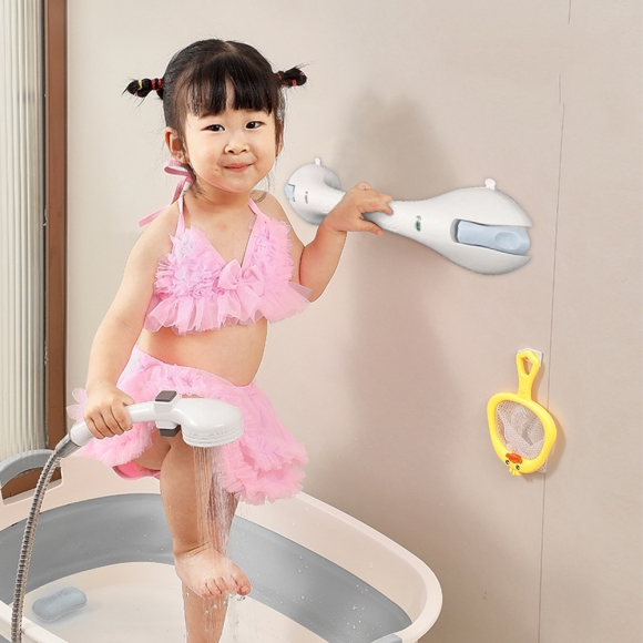 무타공 흡착식 욕실 안전손잡이D-1(44cm)