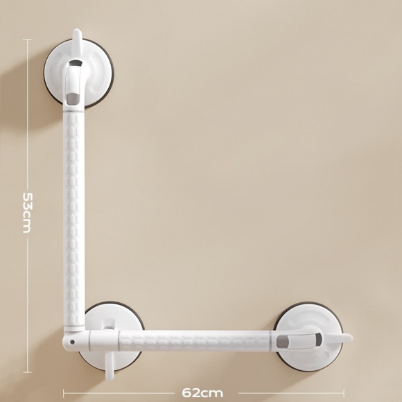 무타공 흡착식 욕실 안전손잡이E-1(53cm*62cm)(색상)
