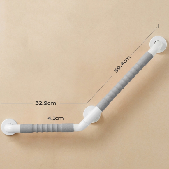 135도 노인 욕실 변기 안전손잡이G-1(32.9cm*59.4cm)(색상)