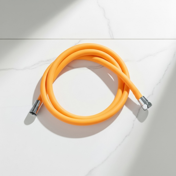 실리콘 샤워호스(오렌지) 1.5m