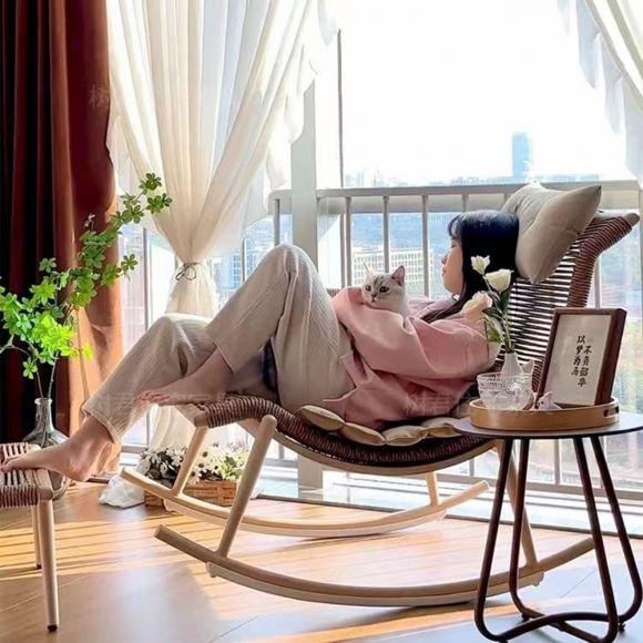 인테리어 안락 흔들의자B-1