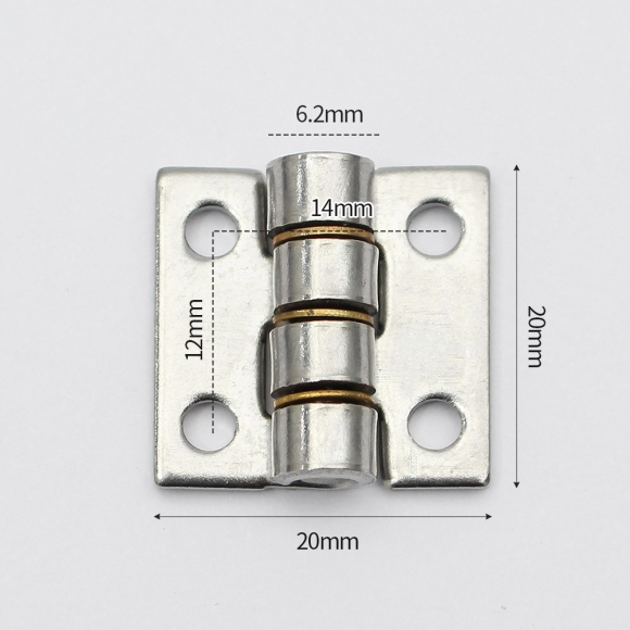 [영달철물] ST-PRO 소형 304 스텐 경첩 10세트(20x20mm)