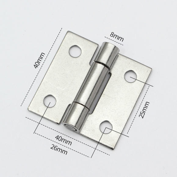 [영달철물] ST-PRO 소형 304 스텐 경첩 2세트(40x40mm)