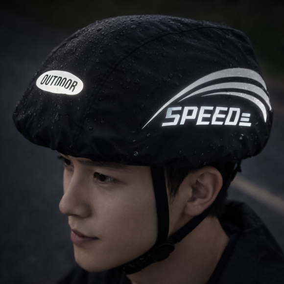 스피드 자전거 헬멧커버(블랙)