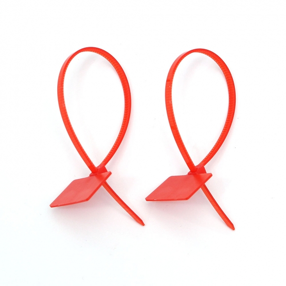 메모 라벨 케이블 타이 250p세트(150mm) (레드)