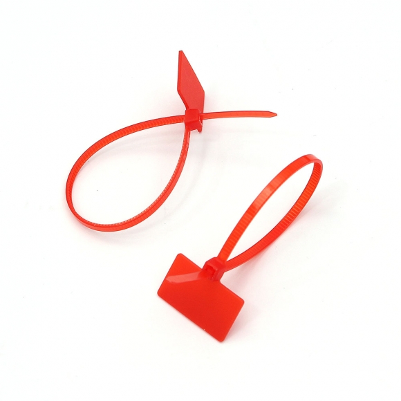 메모 라벨 케이블 타이 250p세트(150mm) (레드)