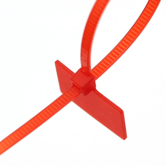 메모 라벨 케이블 타이 250p세트(150mm) (레드)