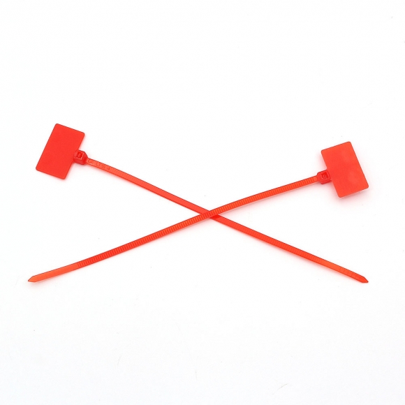 메모 라벨 케이블 타이 250p세트(150mm) (레드)
