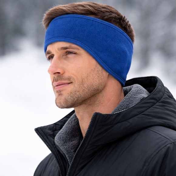 플리스 귀마개 방한헤어밴드(블루)