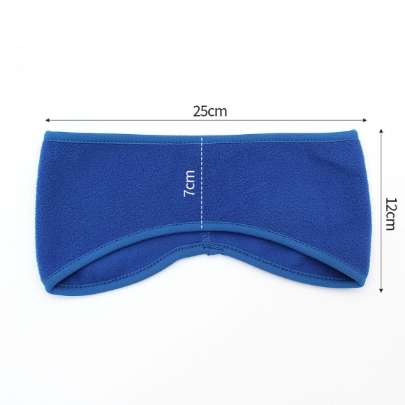 플리스 귀마개 방한헤어밴드(블루)