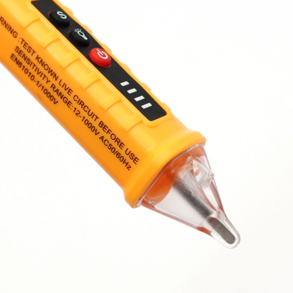 안전체크 감도조절 비접촉 검전기(옐로우)