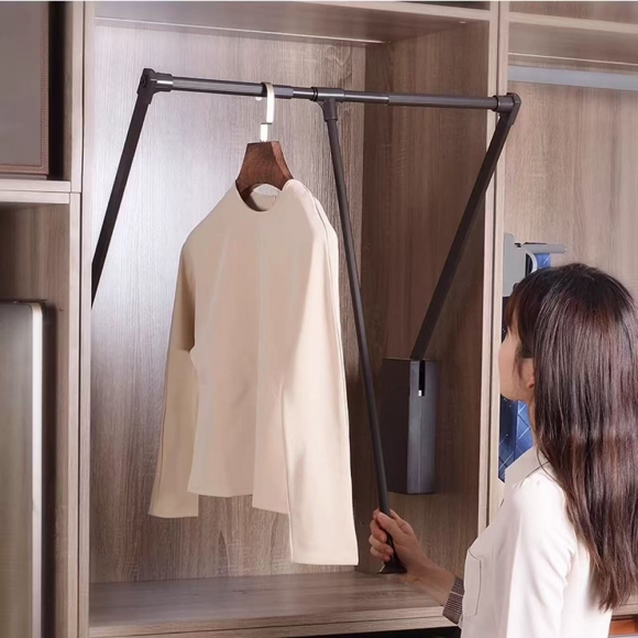 공간활용 내려오는 옷장 행거(55-70cm)(색상)