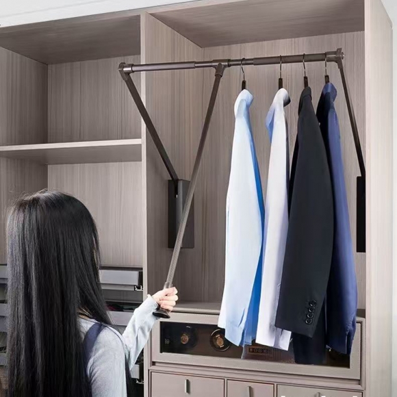 공간활용 내려오는 옷장 행거(70-93cm)(색상)