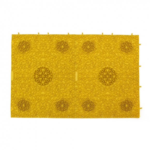 헬스업 조립식 발지압 매트 2p세트(머스타드)