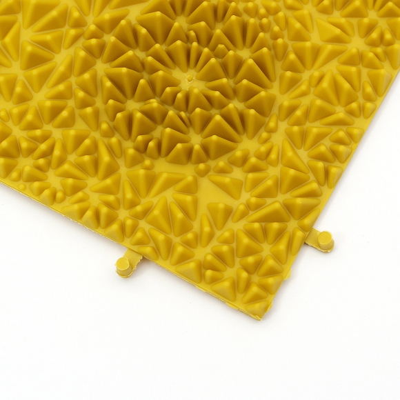 헬스업 조립식 발지압 매트 2p세트(머스타드)