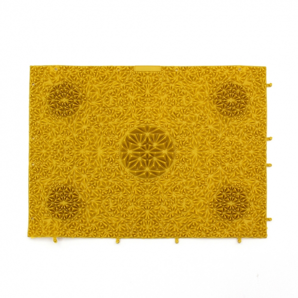 헬스업 조립식 발지압 매트 2p세트(머스타드)