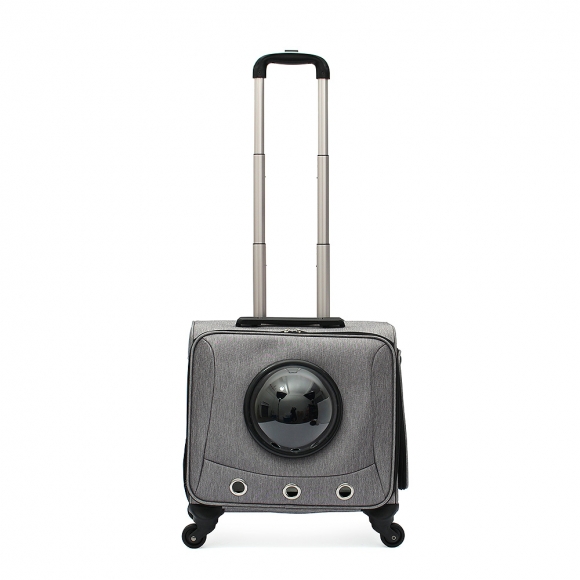 펫모아 우주선 반려동물 캐리어(그레이)