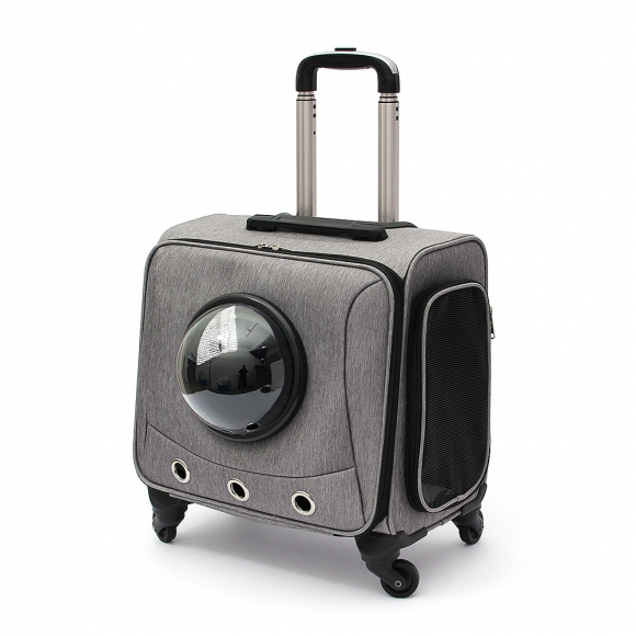 펫모아 우주선 반려동물 캐리어(그레이)