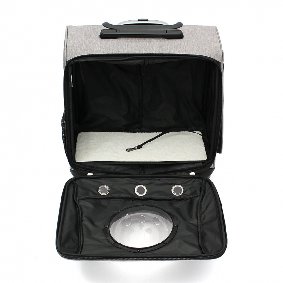 펫모아 우주선 반려동물 캐리어(그레이)