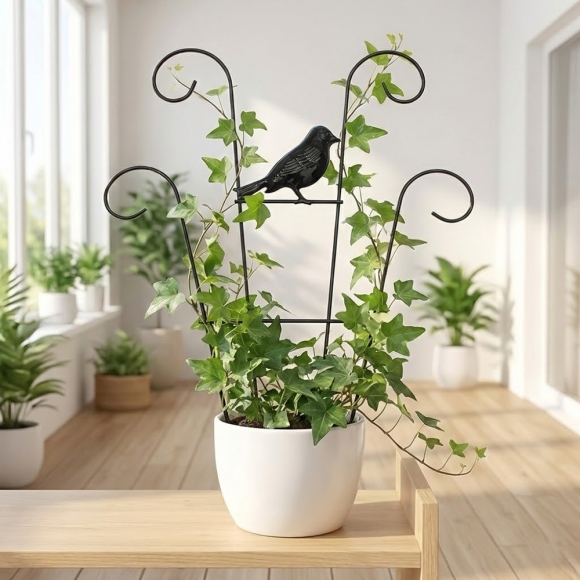 초록공간 버드 부채형 식물지지대