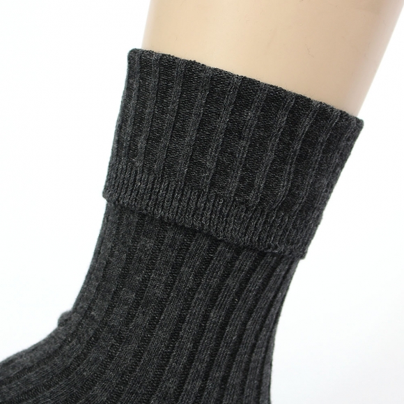 모노삭스 골지 양말(챠콜)