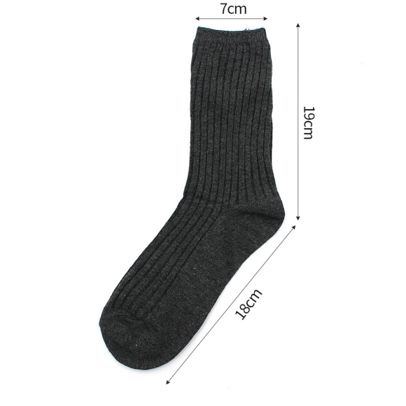 모노삭스 골지 양말(챠콜)