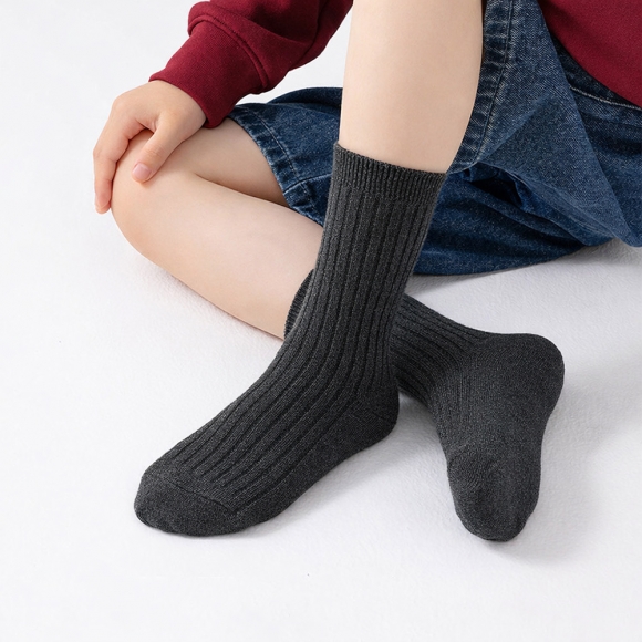 모노삭스 골지 양말(챠콜)