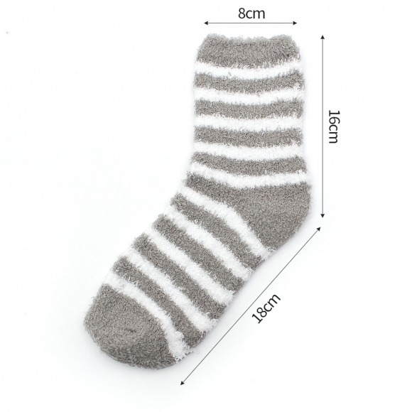 부들부들 수면양말 6켤레(그레이)