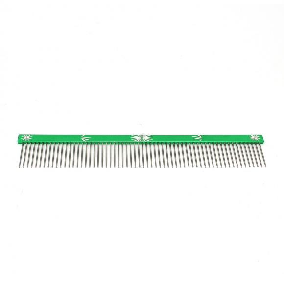 포포리 반려동물 스텐 일자빗(그린)