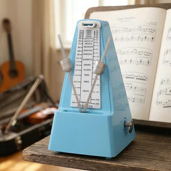 클래식 태엽 메트로놈(스카이)