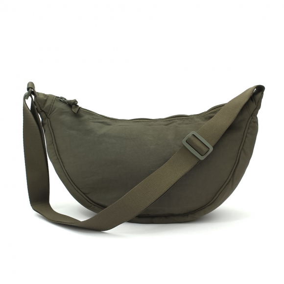 데일리 반달 크로스백(카키)