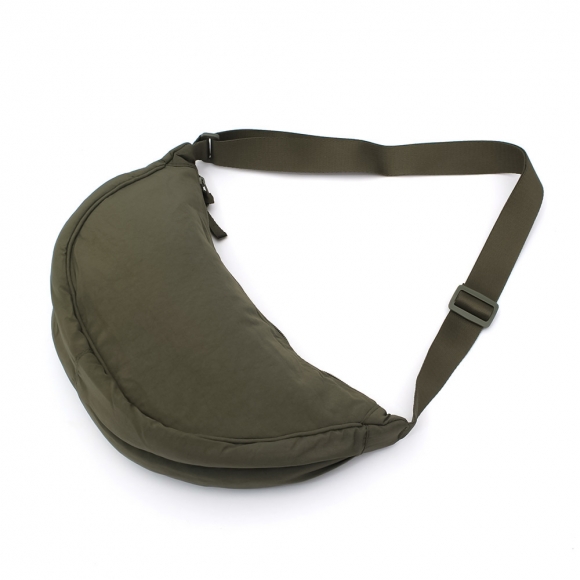 데일리 반달 크로스백(카키)