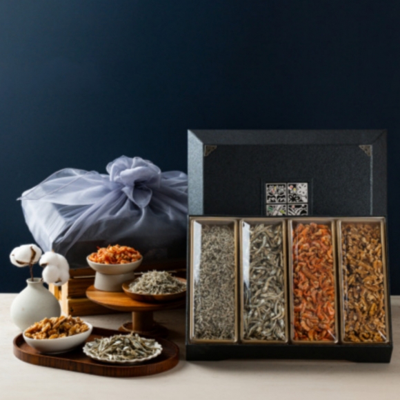 해살이 한지함 사각 4종 선물세트