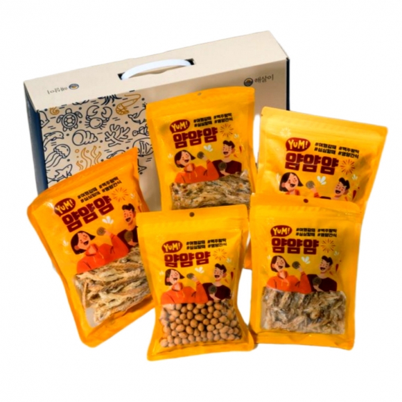 황토가마 맛좋은 5종 안주 종합 선물세트