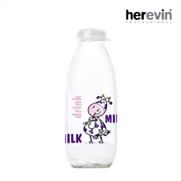 [튀르키예 헤르빈] 카우 유리물병 1L (화이트)