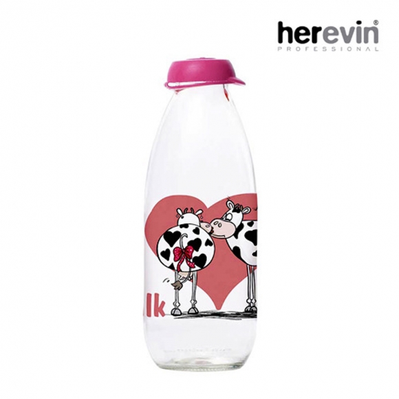 [튀르키예 헤르빈] 하트 유리물병 1L (핑크)