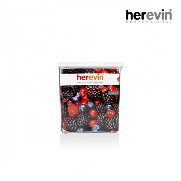 [튀르키예 헤르빈] 룩소 원터치 진공 밀폐용기 1.8L (화이트)