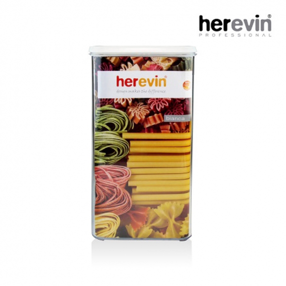 [튀르키예 헤르빈] 룩소 원터치 진공 밀폐용기 3L (화이트)